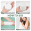 Benano Premium Compressed Towel Tablets - 55.1" x 27.5" Large Bath 2