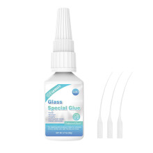 20g Glass Glue - Instant Strong Adhesive for Glass, Acrylic & Other Materials | Clear Repair Glue for Craft, Jewelry & Mirror