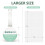 Benano Premium Compressed Towel Tablets - 55.1" x 27.5" Large Bath 3