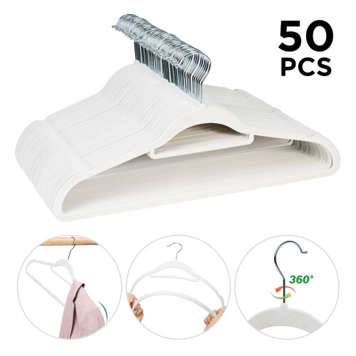 Premium sammetsgalgar – grå, 50-pack