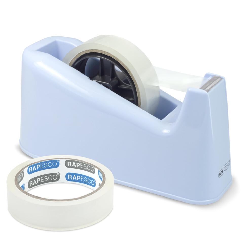 Photos - Other Office Equipment Rapesco 1488 Heavy Duty Tape Dispenser 500 with 2 Tape Rolls, Powder Blue