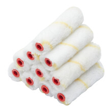 Fit For The Job 10 Pack 4 inch Medium Pile Woven Mini Paint Rollers for DIY Painting