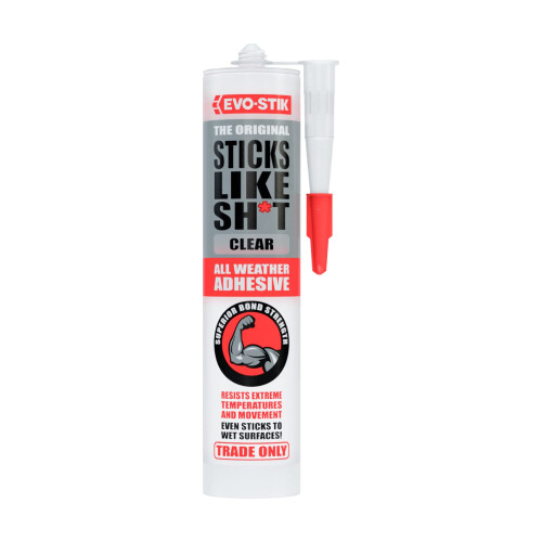 EVO-STIK Sticks Like Sh*t Adhesive Clear - 290ml