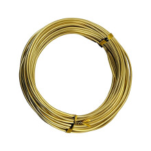 32.8Feet/10m Brass Picture Hanging Wire, 0.7mm/0.02in Braided Hanging Wire for Photo Frame, Mirror, Artwork and Clock