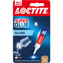 Loctite Glass Bond, Instant Super Glue for Glass, Clear, 1 x 3 g