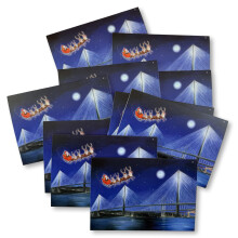 Scottish Queensferry Crossing Christmas Cards (pack of 10)