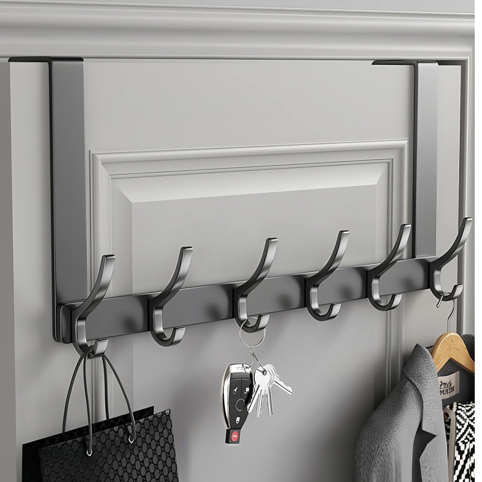 Gerhannery Over Door Hanger, Heavy Duty Door Hooks Over Door Hook, Rust Resistant Over Door Hangers, Space Saving Over Door Coat Hooks For Hanging Co 5009566752700
