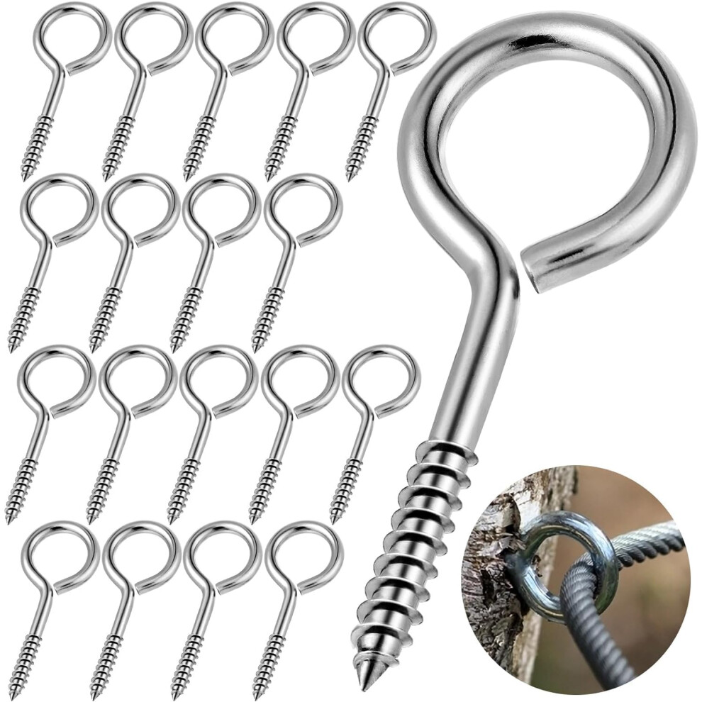 Photos - Other for Repair 18 Pack Heavy Duty Screw, 2.5 Inch Stainless Steel Eye Bolts, Rust Resistant Eye
