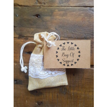 Hewson's Gifts The Little Bag of Support - Unusual and Touching Gift to Show You are Thinking of Someone Going Through a Difficult Time or A Loss.