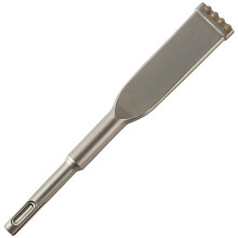 SDS Plus Brick Removal Chisel 200 X 32mm, SDS Plus Chisel Bits Comb for Tile Concrete Corner Stone Carbide Tipped Heat Treated Flat Blade Brick Stone