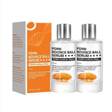 (2PCS) 1-5x Bounce Ball Serum 99% Pure Salmon DNA for Post Microneedling Recovery, Redness & Damaged Skin Repair | Glass Skin Skincare | Lightwe