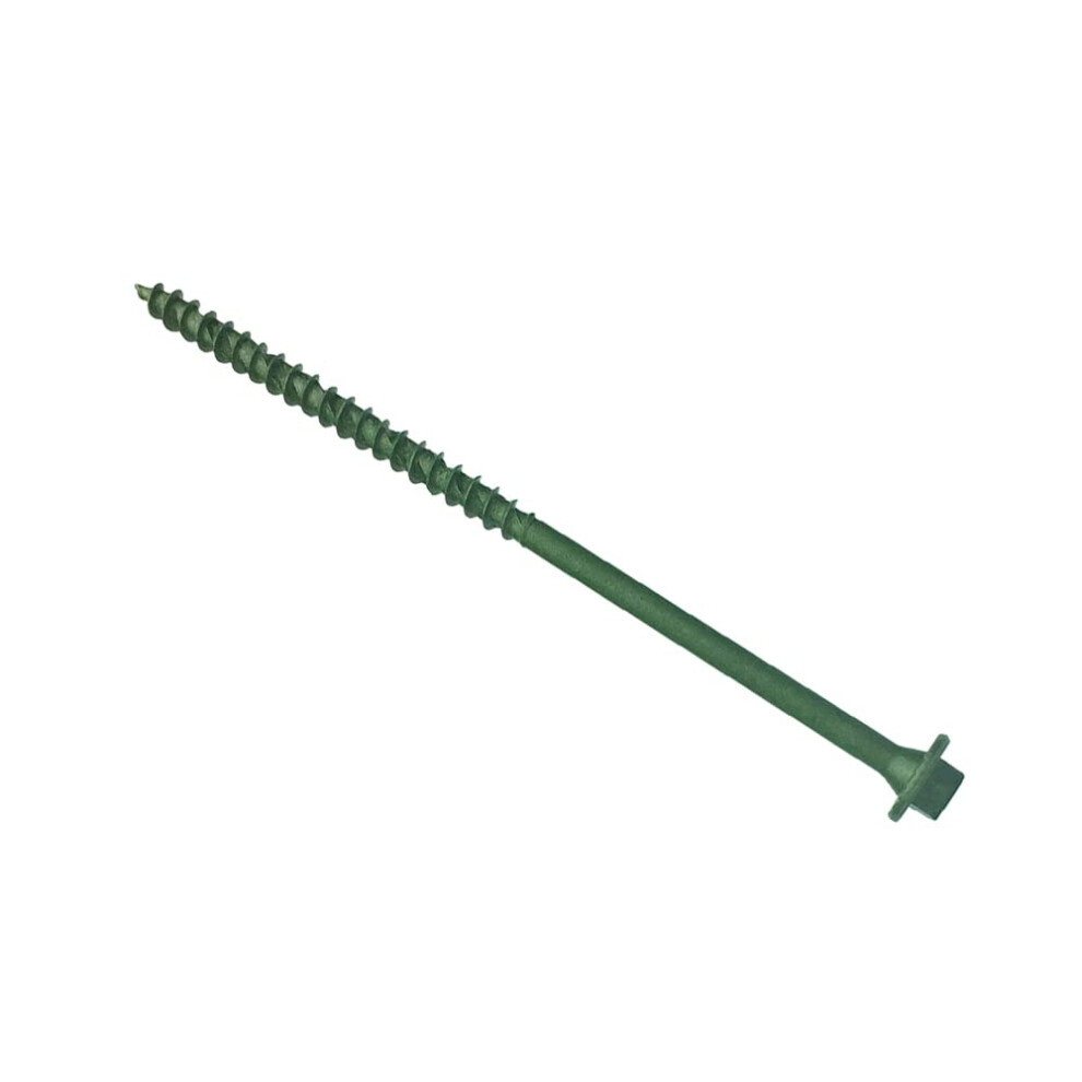 Forgefast Timber Fixing Screws | 7.0 X 100Mm | Green | Tub 50 5051226900013