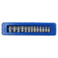 US Pro 13pc 1/4" Dr Shallow Sockets Metric 6 Point Socket CRV 4mm - 14mm New 2077