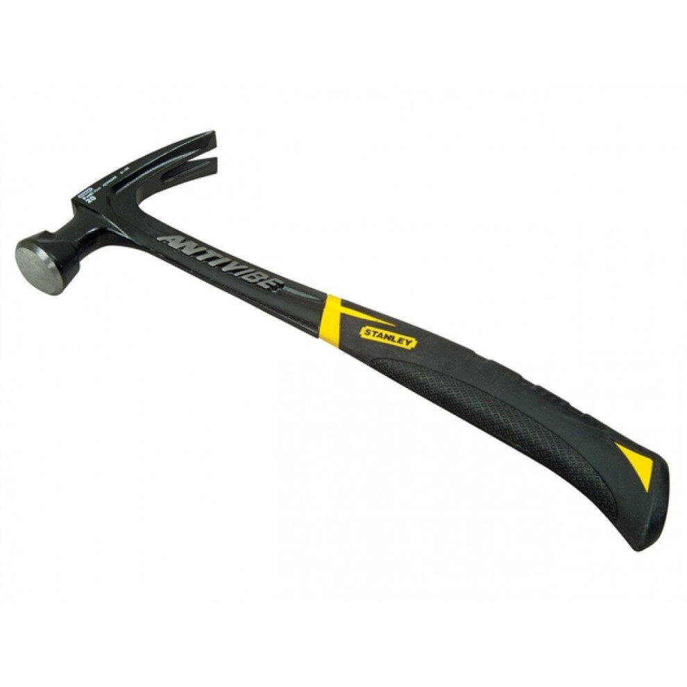 Stanley Fmht1-51278 20Oz Fatmax Antivibe Steel Hammer-Rip Claw, Black/Yellow, 570G 5051226960765