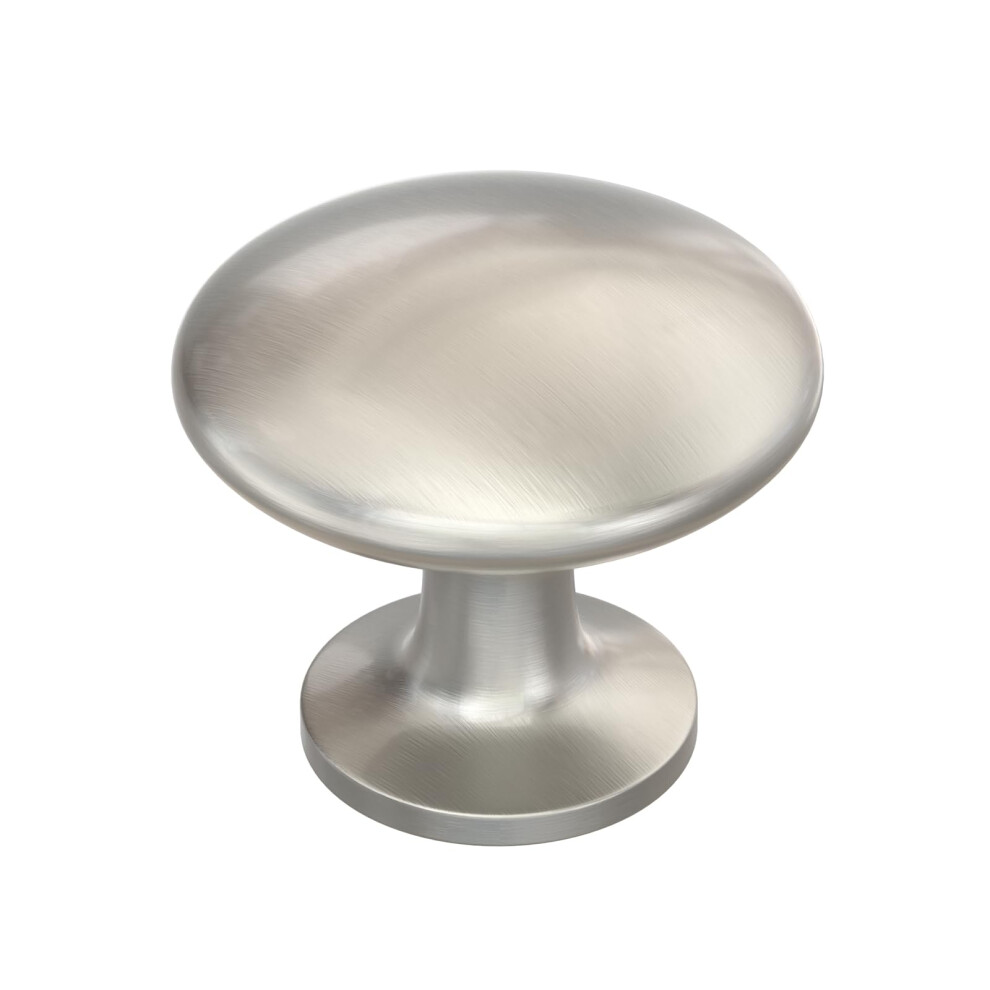 Lontan 10 Pack Brushed Nickel Door Knobs Drawer Knobs For Kitchen Door Cabinet Pulls Zinc Alloy Kitchen Cupboard Furniture 5051226900396