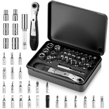 Starvortex Mini Ratchet Screwdriver Set, 32 in 1 Mini Ratchet Set, Reversible Ratcheting Screwdriver Set