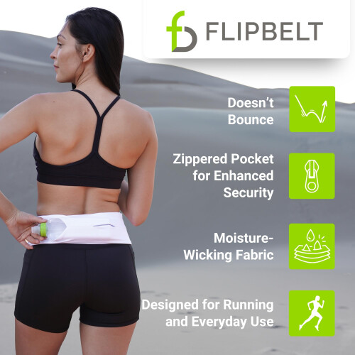 Flipbelt Classic Multi-Pocket Belt, Sayram Blue, X-Small