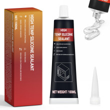INNOVAYOU 100ml Clear Oven Heat Resistant Glue, 570F Heat Resistant, High Temperature Adhesive for Oven, Grill, Microwave