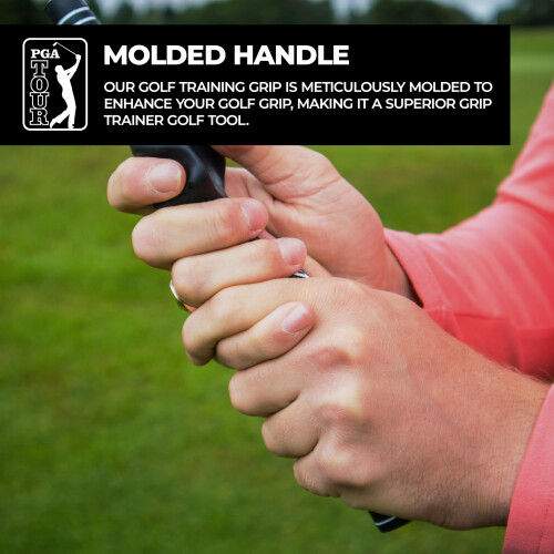 PGA TOUR Golf Grip Training Aid - Golf Swing Trainer with Adjustable 1