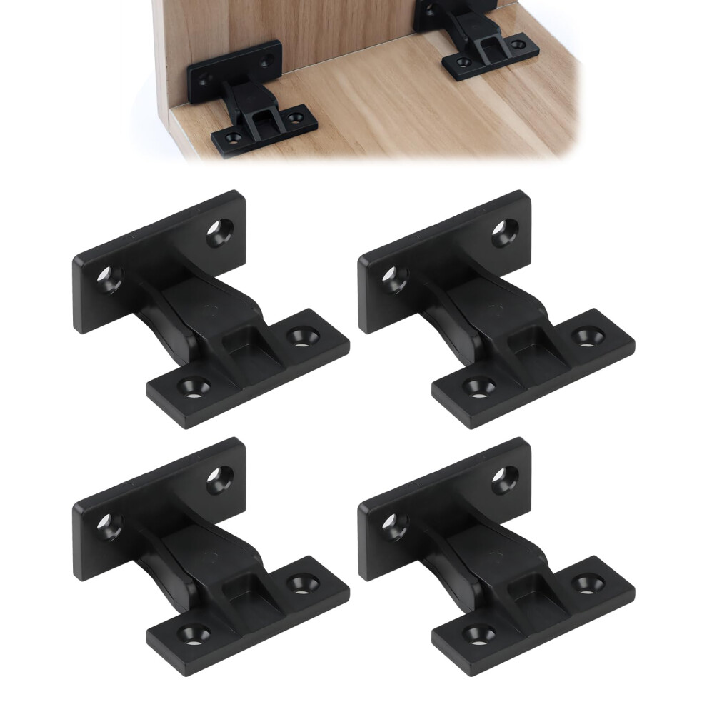 4 Pairs Keku As Push Fittings, Keku Push In Plinth Fasteners Press Fit Panel Clips Abs Quick Hidden Furniture Bath Panel Fixings Clips Board 5051226898938