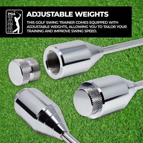 PGA TOUR Golf Grip Training Aid - Golf Swing Trainer with Adjustable 2