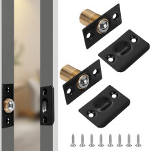 Parthan 2 Pcs Ball Door Catches for Internal Door, Adjustable Roller Catches with Screws, Stainless Steel Door Catch Internal Door
