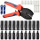 TMBMLPP Solar Crimping Tools Set, MC4 Crimping Tool Kit for 2.5/4/6mm² Solar Panel PV Cable, Solar Tool Kit 1