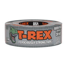 T-REX Ferociously Strong Waterproof Duct Tape Silver Grey | Heavy Duty Strong Adhesive Gaffer, Gaffa Tape