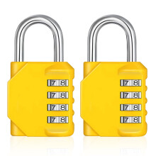 ZHEGE Combination Padlocks for Locker, Number Padlock, 4 Digit Combination Locks, Gym Locker Padlocks, School Locks