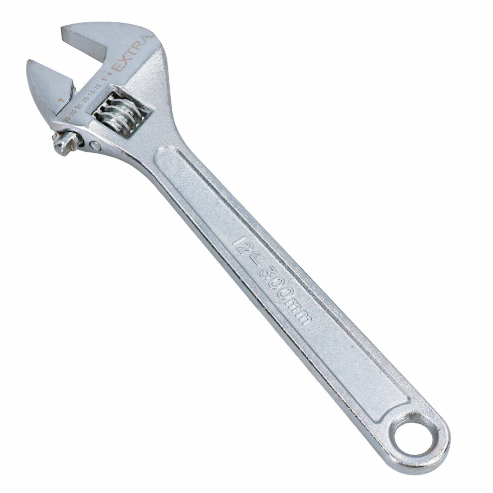 Ab Tools Adjustable Spanner 12In 300Mm 0-33Mm Wrench Plumbers 5051226890918