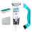 Grout - (Bundle Set) Ready Mixed Grout Reviver with Sponge, Scraper + Rake | Ideal for Bathroom, Kitchen, Shower - 250g (Light Grey) 1