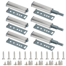 6 PCS Push to Open Door Catches, Portability Magnetic Door Catch, Push Latch Magnetic Catches for Cupboards Easy to Assemble