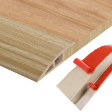 Floor Transition Strips Double Sided Self Adhesive Door Threshold Strips for Doorways, Laminate Threshold for Gaps Carpet Floor Tiles