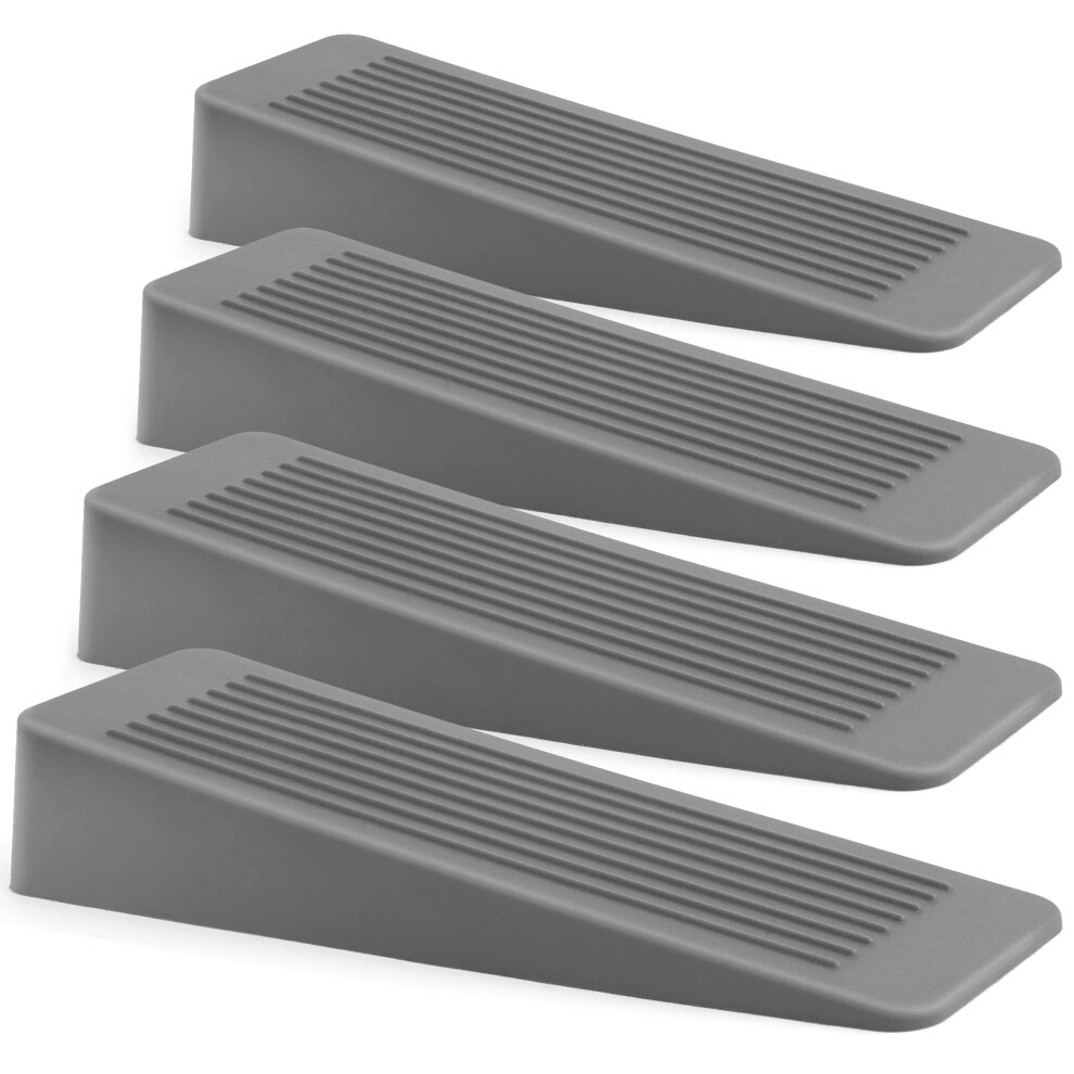 Rubber Door Stop 4 Pack, Door Stoppers For Floor, Door Stops Indoors, Door Wedge, Non-Slip Rubber Door Stopper, Door Wedges Indoors 5051226959929