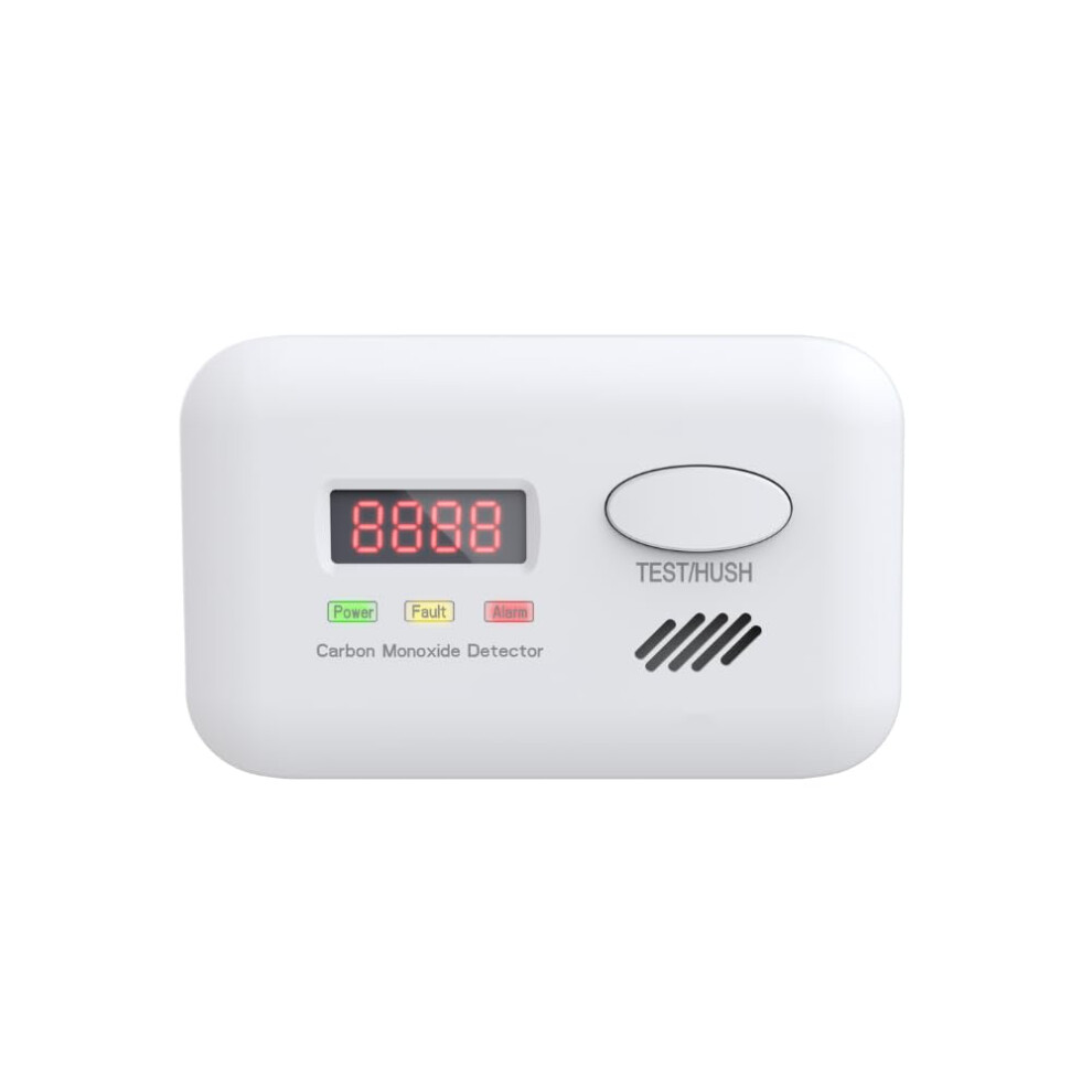 Safeflame Carbon Monoxide Alarm Â Co Detector, 10-Year Sensor, Lcd Ppm Display, 85Db+ Alert, Aa Battery Included, Freestanding Or Wall Mounted, Cara 4600127458225