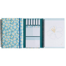A5 Sticky Notebook,Each with 9 Pads of Decorated Sticky Notes and a Handy Notebook,Self-Stick Note Pads Teacher Appreciation Gift Writing Memo Pads S
