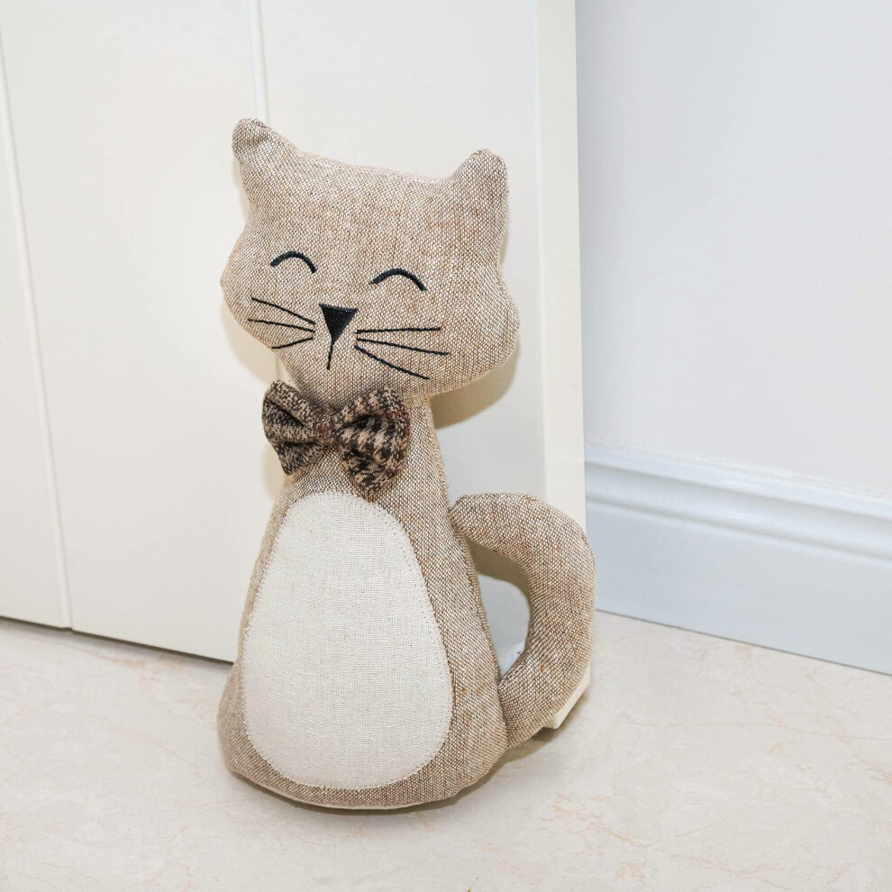 Marwood Cute Door Stopper Decorative Door Stops For Home And Office, Cat Weighted Interior Doorstop Fabric Stuffed Animal Door Stopper Floor 5051226893254