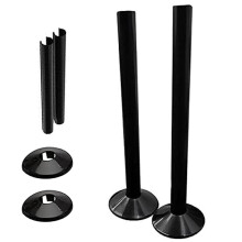 Black 15mm Radiator Pipe Hole Collars - 2 Pack Radiator Valve Pipe Rosettes, Durable Floor and Wall Radiator Pipe Covers, Elegant Pipe Decorations