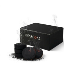 ORCHIDS Quick-Light Charcoal Tablets – 100 Instant Ignition Coal Discs for Hookah & Shisha, Long-Lasting, Low Smoke, Easy to Use