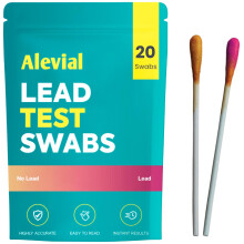 Lead Test Kit 20 Pack Instant Testing Swabs for Home Dip Swab in Water (No Vinegar Required) Lead Detector Dishes Paint Metal Surface Detection by