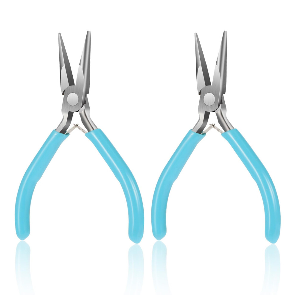 4.8 Inch Mini Jewelry Pliers, Super Precision Jewelry Making Tools Chain Nose Pliers For Jewelry-Making Flat Nose Jewelry-Plier Flat Nosepliers 5051226897399