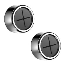 Henyall 2PCS Self-Adhesive Tea Towel Holders, Premium Electroplating Towel Hooks with No Drilling Required