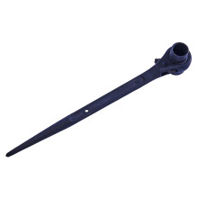 Amtech 19 21 mm Ratchet Podger Wrench for Construction & Scaffolding, Drop-Forged Carbon Steel with Tapered Alignment End