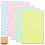 5 Pack A5 Binder Refill Paper, 100 Sheets Lined Filler Paper with 120 Sticky Notes 1