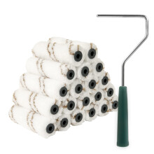 Mister Rui Small Paint Roller Set, Microfiber Paint Roller 4 Inch, Mini Roller S