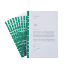 2 UR DOOR Heavy Duty A4 Punched Pockets - Durable Clear Sleeves, 90 Micron Poly Pockets, Acid-Free folders, Wallets, Ring Binders