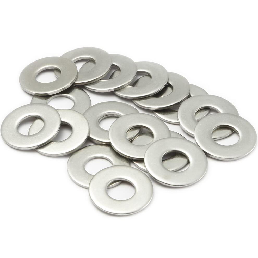 M12 Washers, M12 X 24Mm Metal Flat Penny Washer Thickness 1.5Mm- A2 304 Stainless Steel Washers (20 Pack) 5051226983634