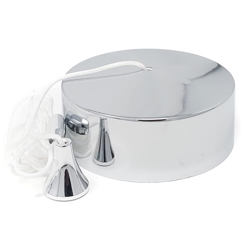 CubeTECH Bathroom Light Pull Cord and Fitting Kit - Chrome Light Switch with Ceiling Pendant Cord and Black Accessories