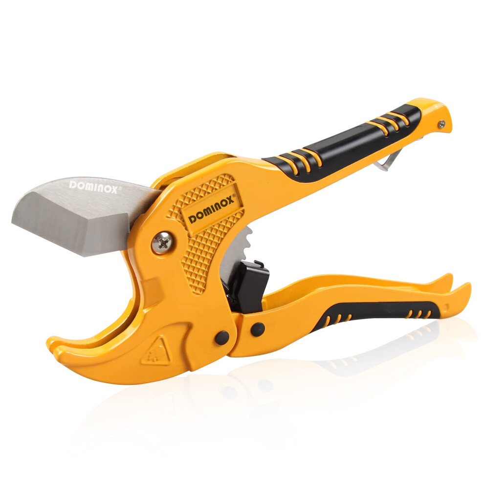 Dominox 1-5/8 Inch O.d. Ratchet-Type Pvc Pipe Cutter, Apply To Pex, Pvc And Ppr Plastic Hoses And Plumbing Pipe, Suitable For Home Working And Plumber 5051226977268
