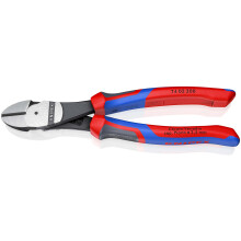KNIPEX High Leverage Diagonal Cutter with Comfort Handles 200 mm, 74 02 200